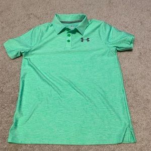 UA Boys golf shirt Youth Medium